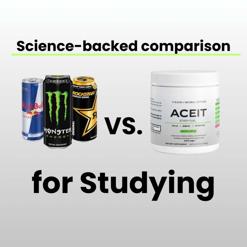 ACEIT is better than Energy drinks for studying