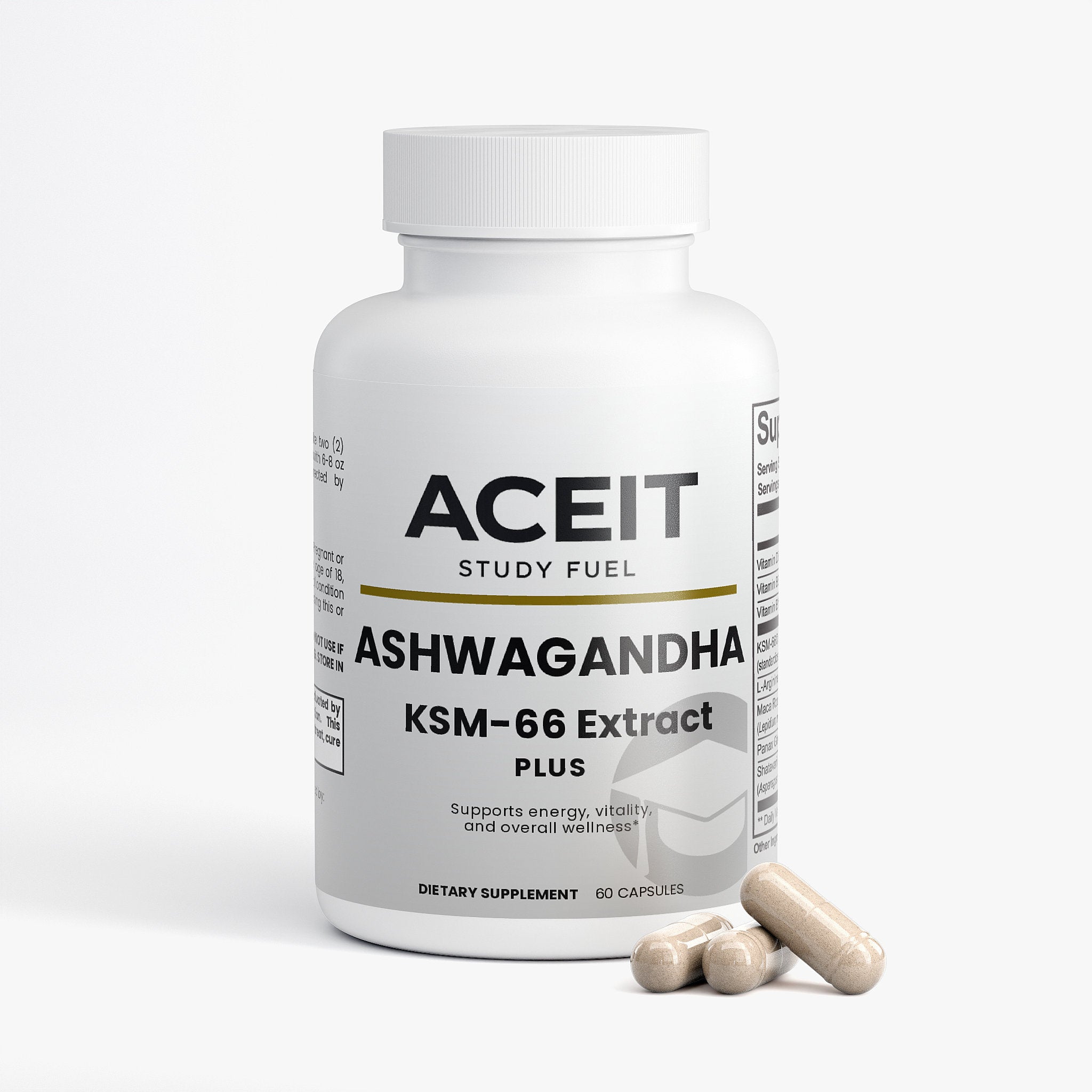 ACEIT Calm+: Ashwagandha KSM66 Extract Plus